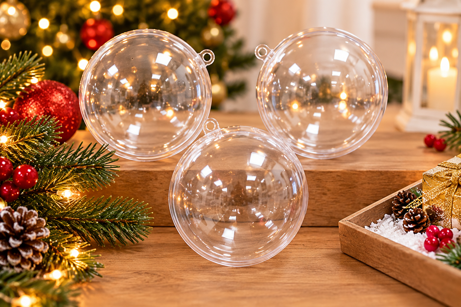 DIY Fillable Baubles