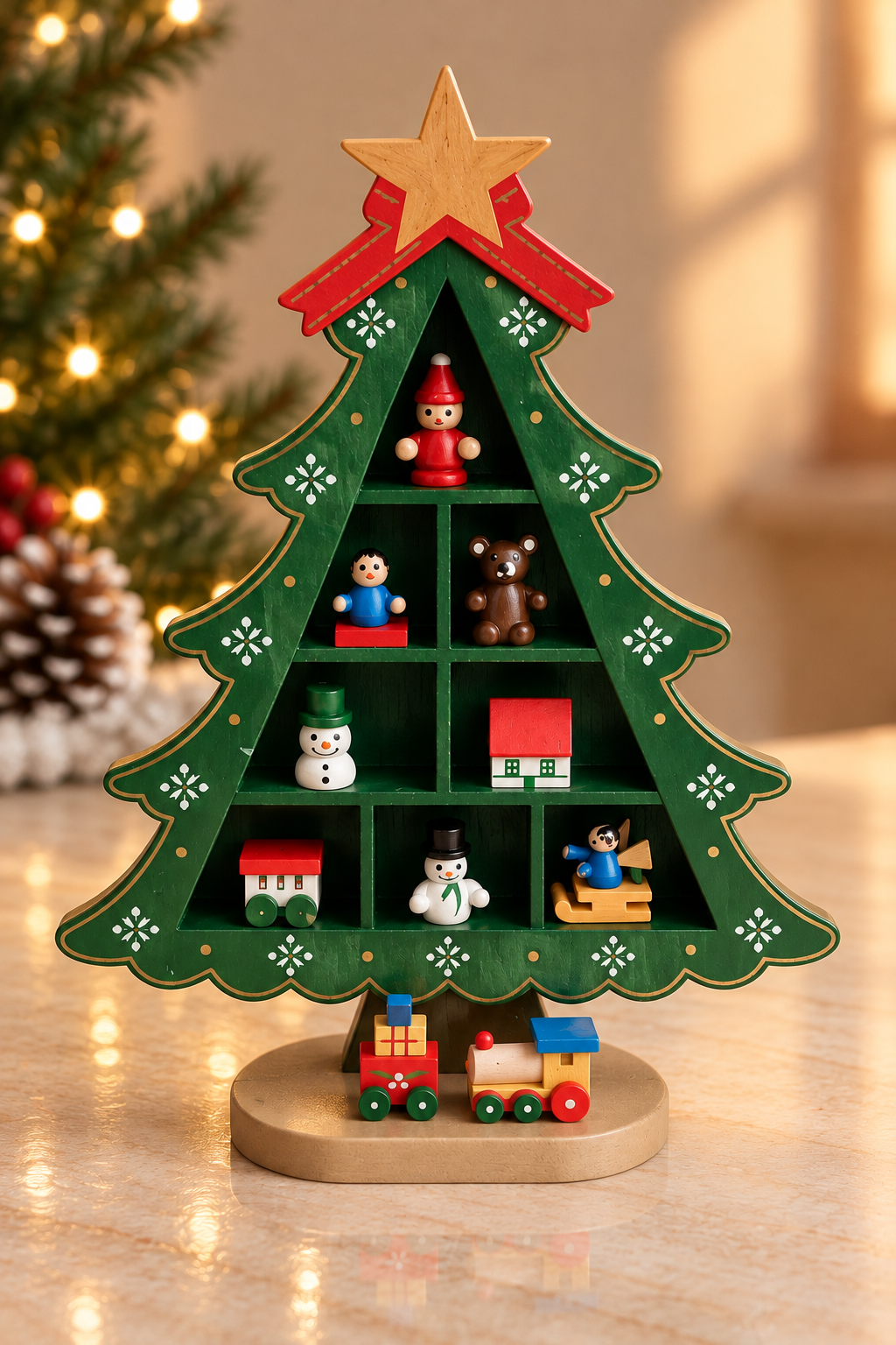 Wooden Decorative Christmas Tree
