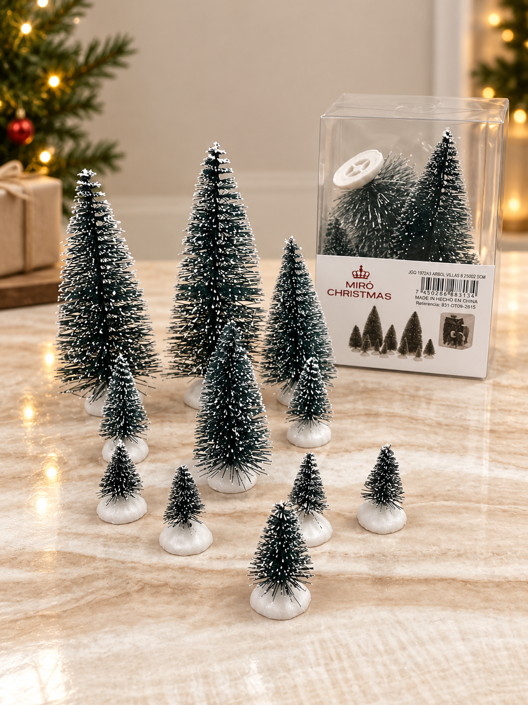 10pc Green Tree Set