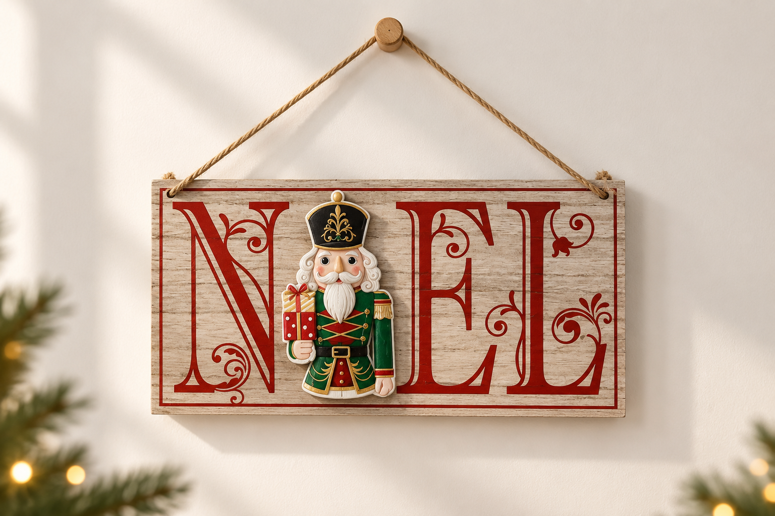 Noel Wooden Sign