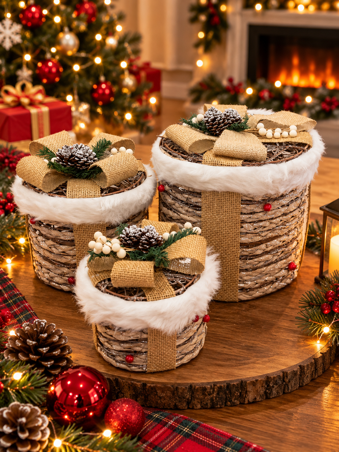 3pc Round Gift Box Set
