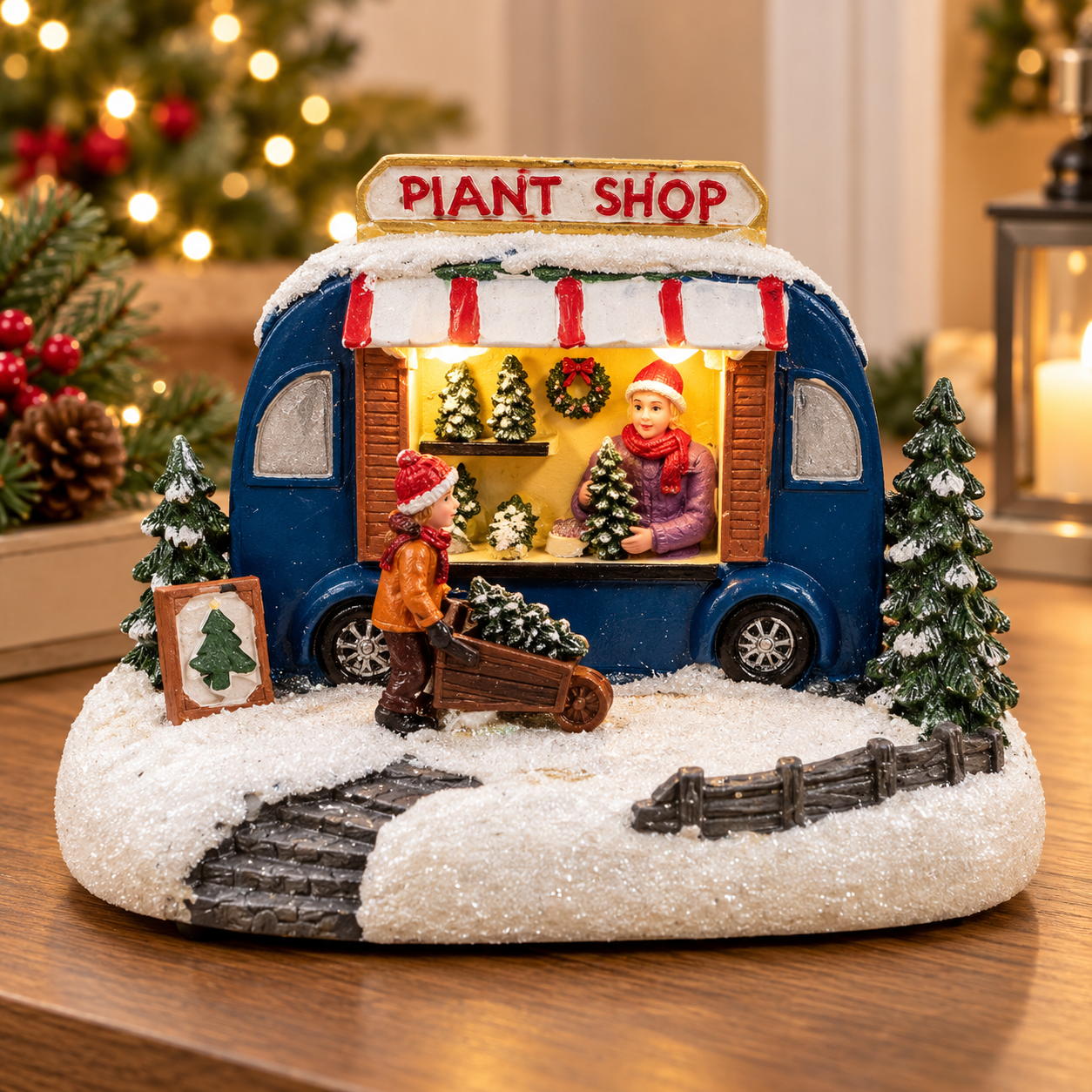 Christmas Village Piece (Plant Shop)