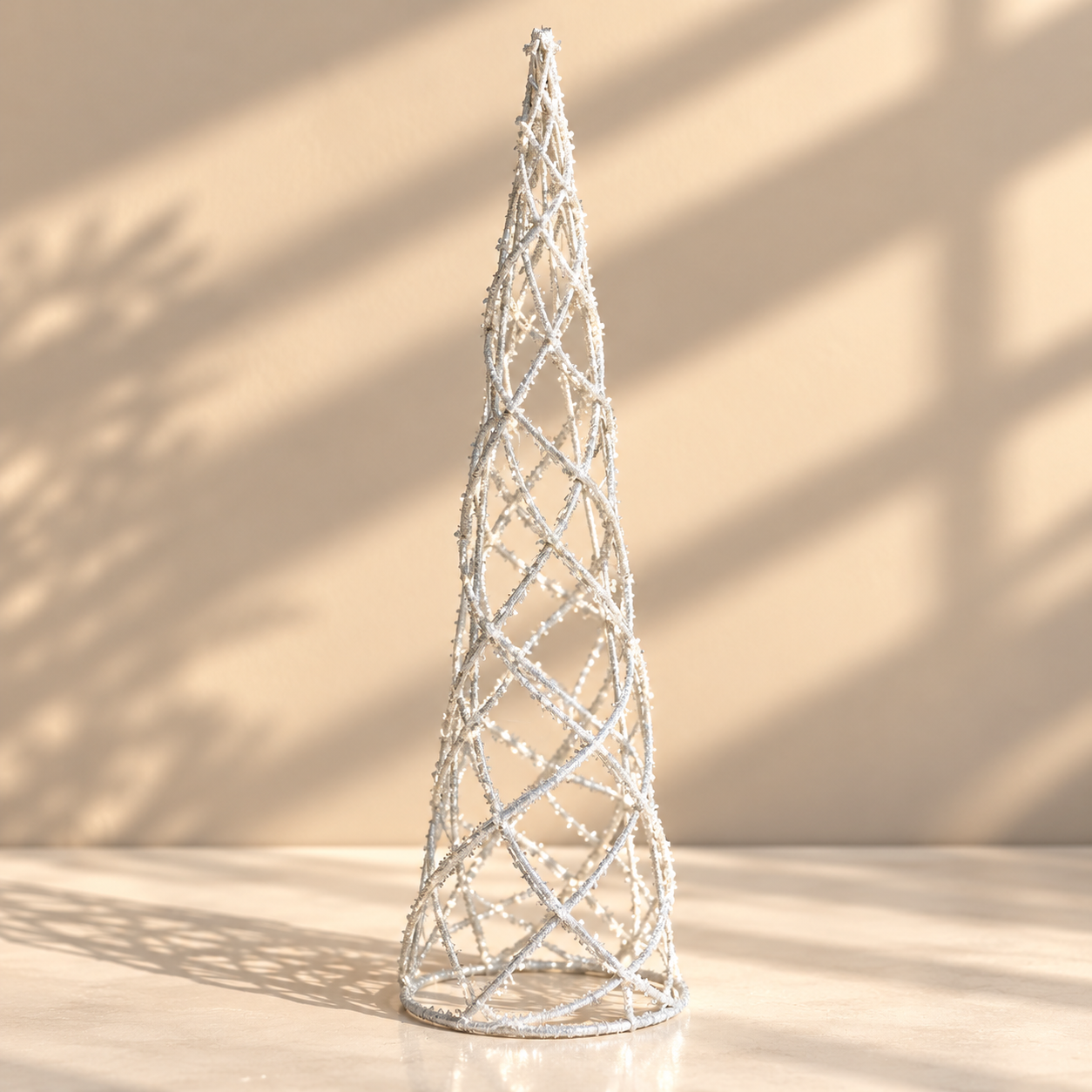 Ivory Battery Operated Cone