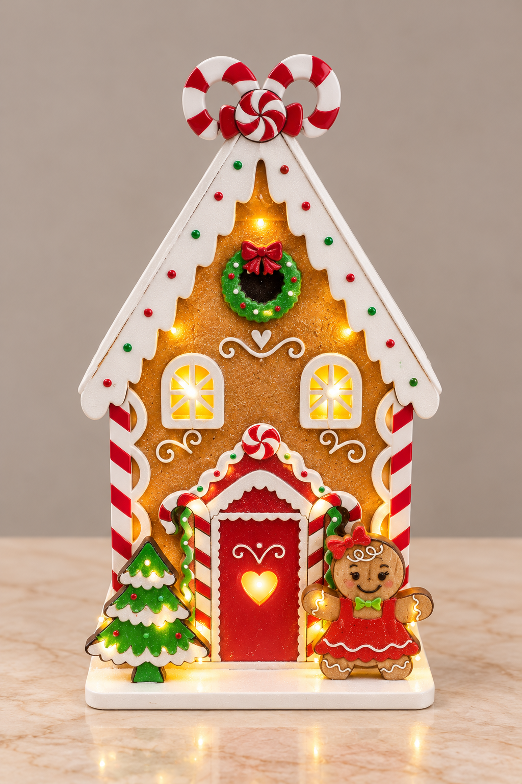 Wooden Gingerbread House
