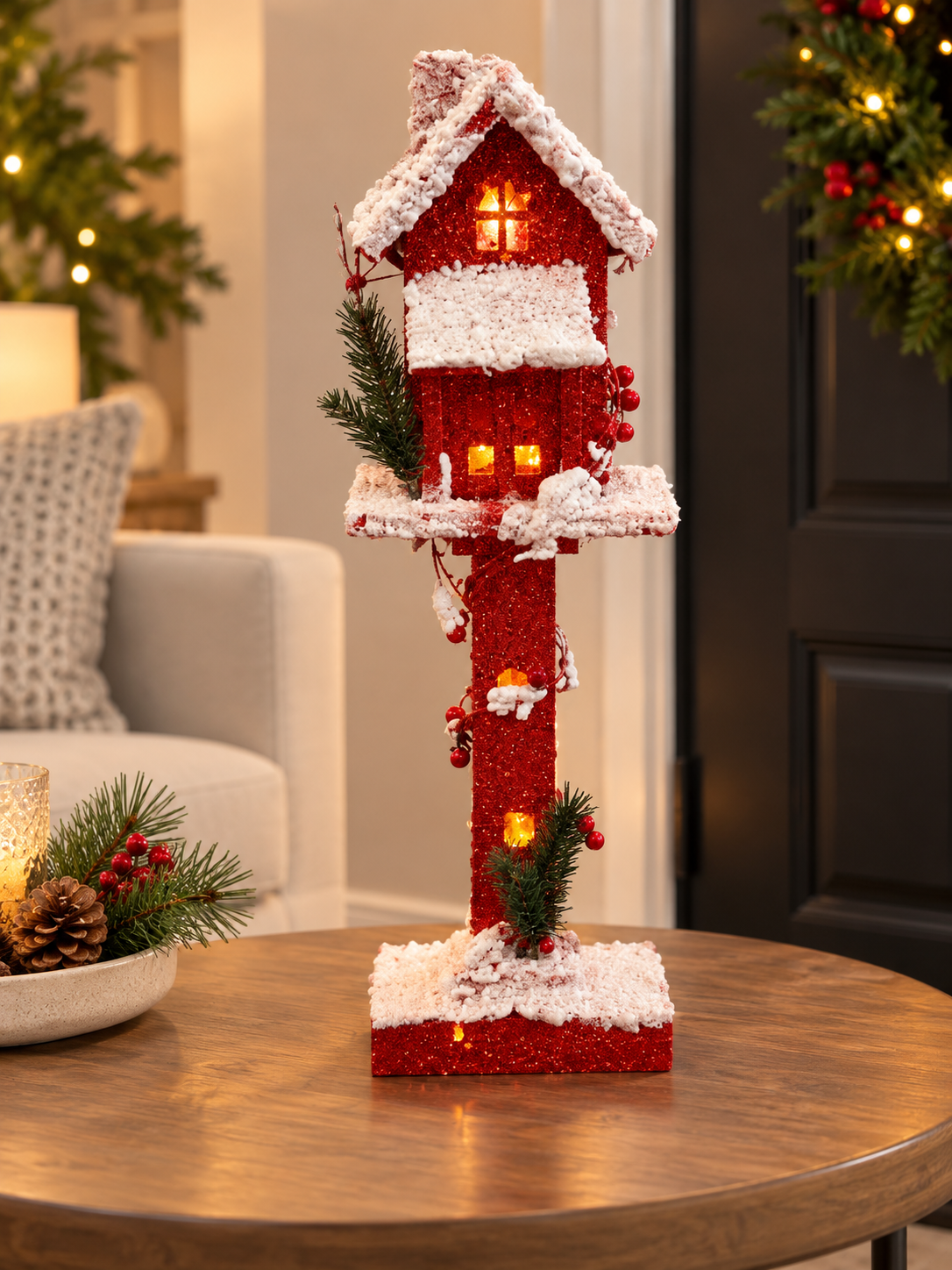 Wooden Christmas Lantern