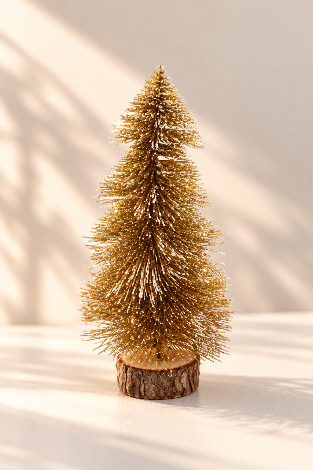 Gold Flocked Tree