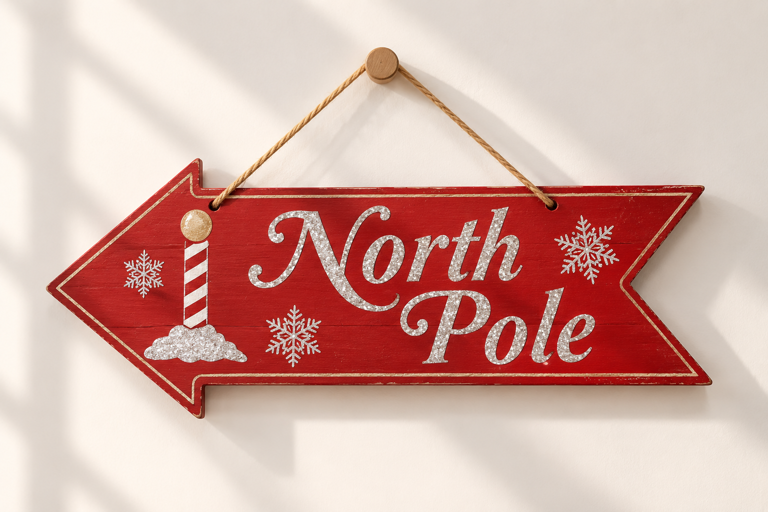 Wooden Christmas Sign
