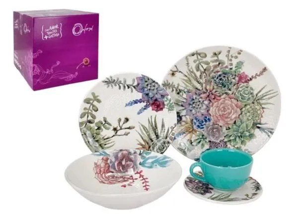 20 Piece Dinner Set (Floral Oxford)