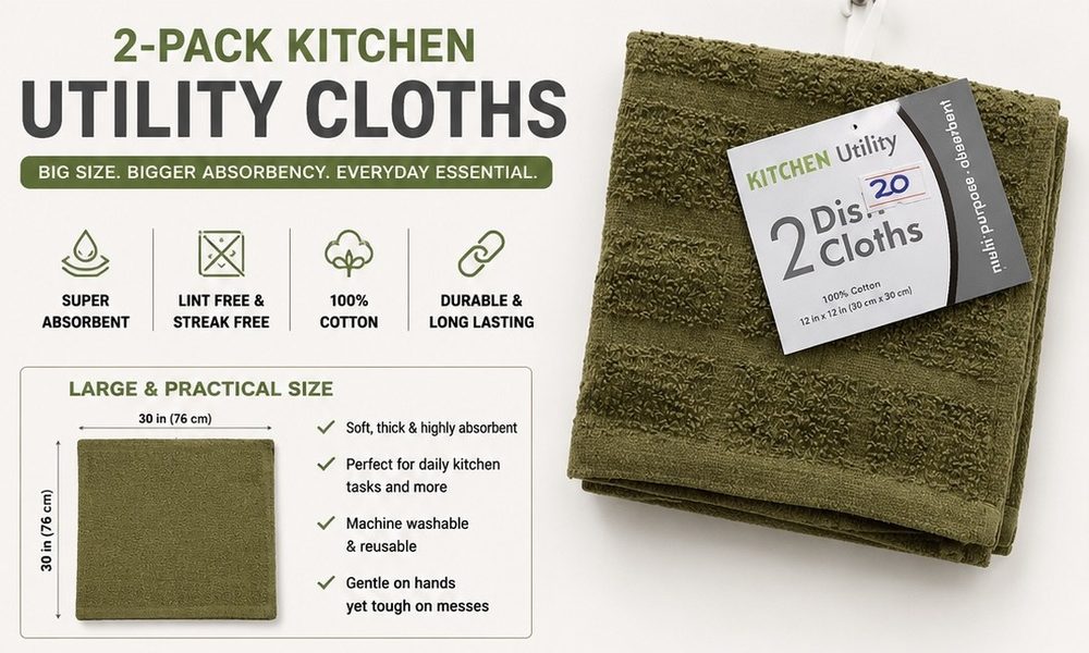 2pk Dish Cloth