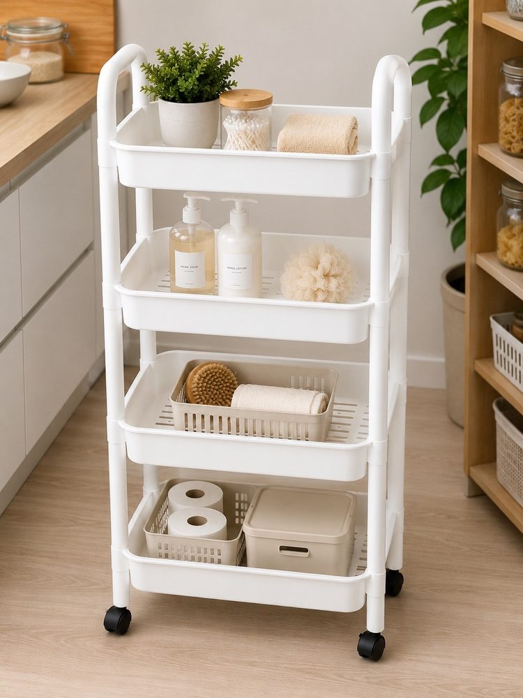 4 Tiered Trolley Cart (37*25.8*103cm)