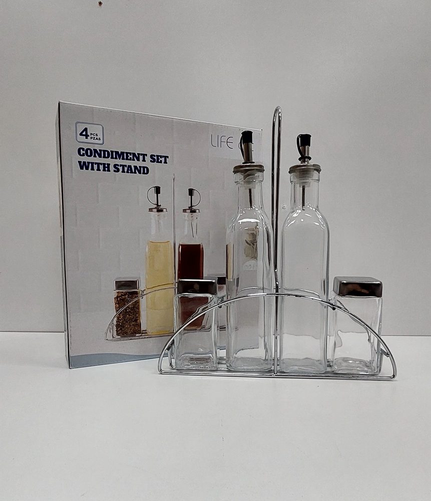 4pc Condiment Set