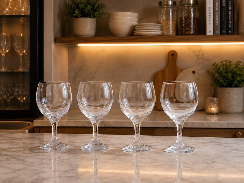 4pc White Wine Glass Set