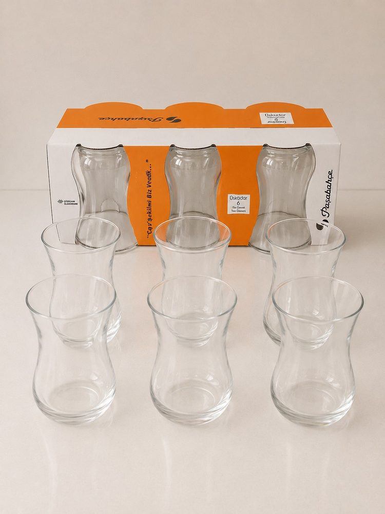 6pc Turkish Glasses