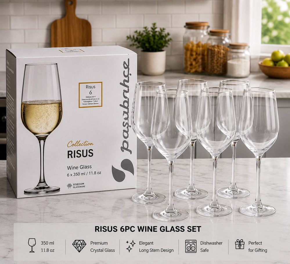 6pc Wine Glass Set (Risus)