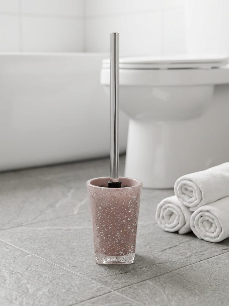 Acrylic Toilet Brush with Holder