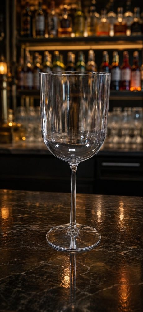 Acrylic Wine Glass