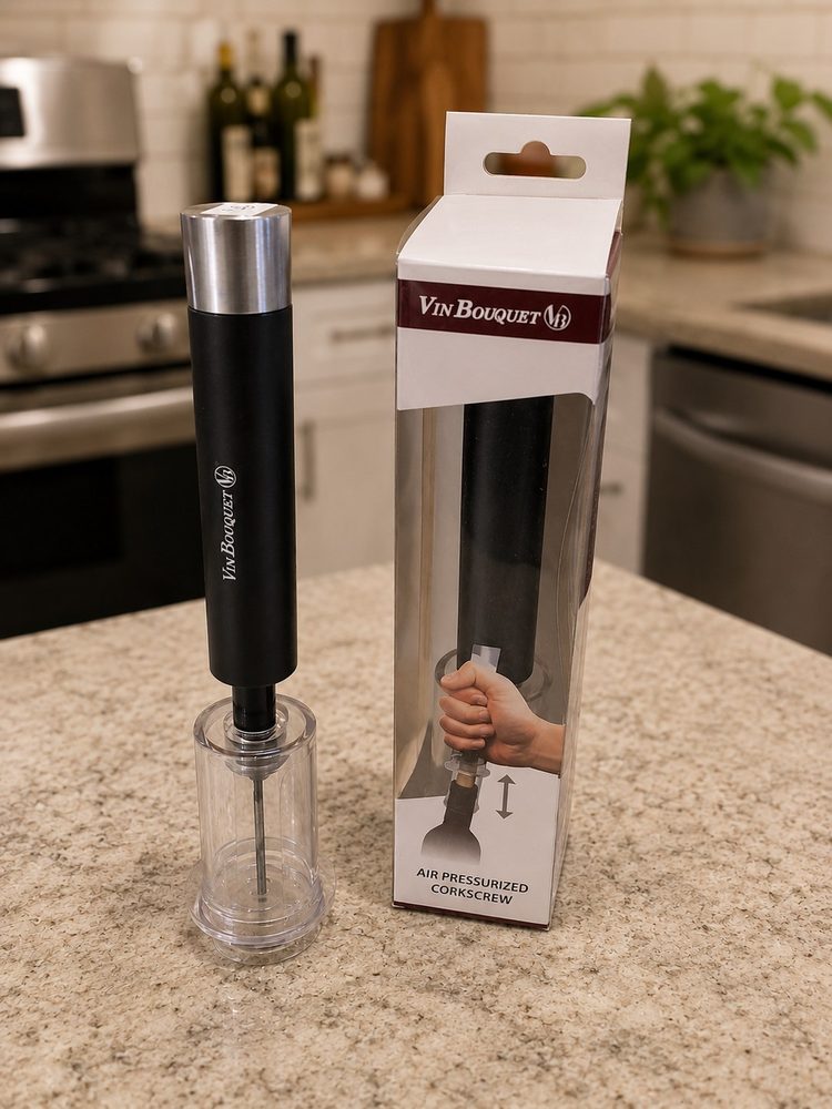 Air-Pressure Wine Opener