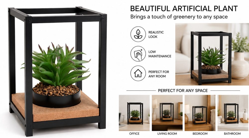 Artificial Plant (Metal Frame)