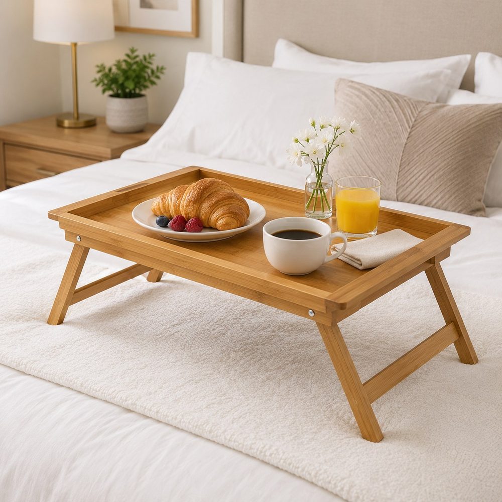 Bamboo Breakfast Table (53*30*23cm)