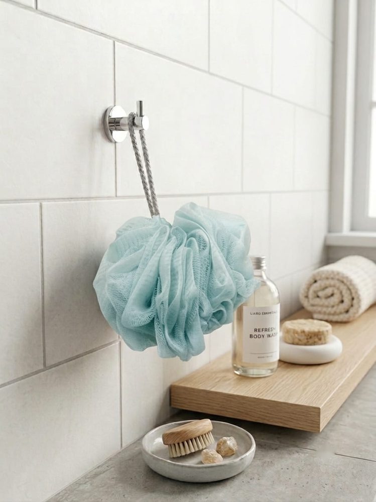 Bath Sponge (Aqua Blue)