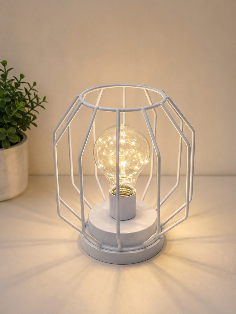Battery Operated Caged Light (15*15*17cm)
