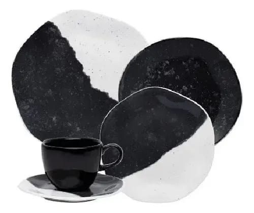 Oxford Black & White Dinner Set (20pc)
