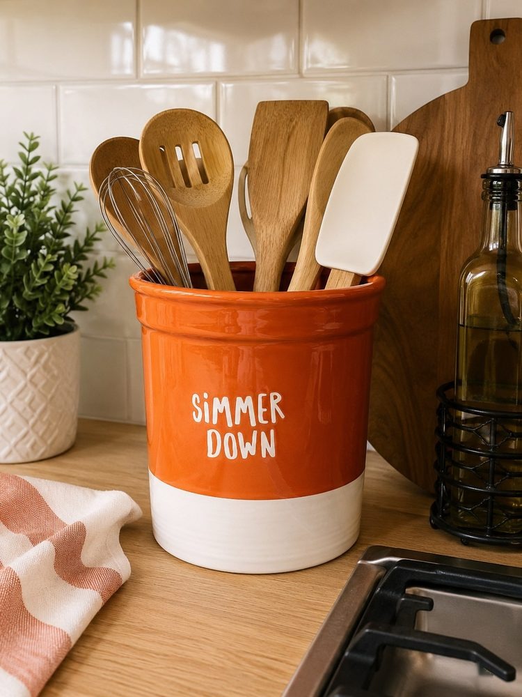 Ceramic Utensil Holder
