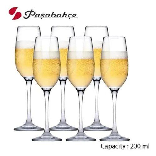 Champagne Glass (6pc Amber)