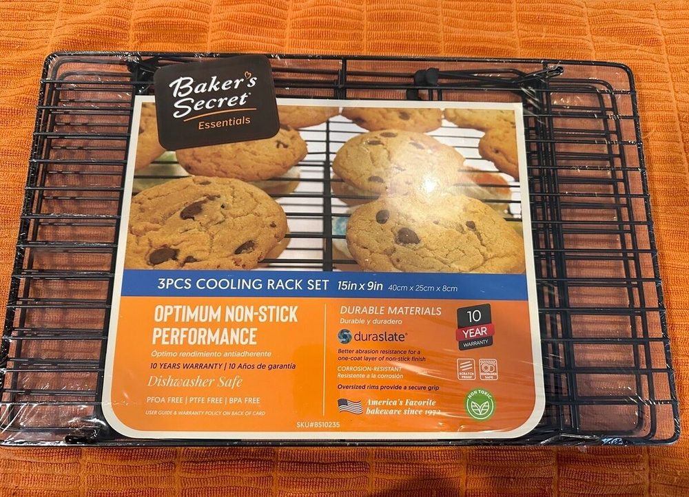 3pc Cooling Rack (Baker’s Secret)