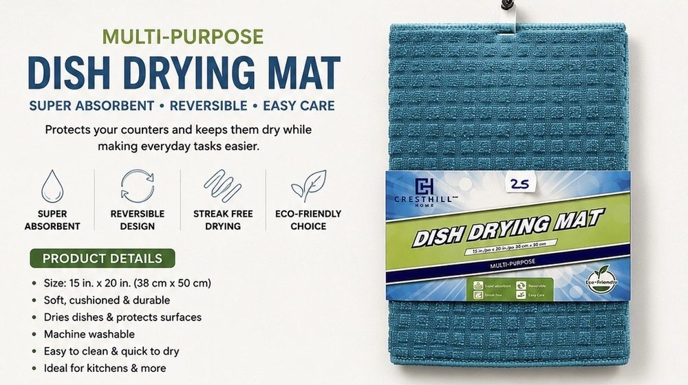 Dish Drying Mat (38*50cm)