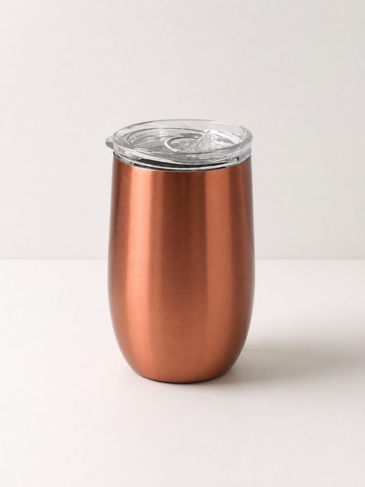 Double Wall Copper Coated Insulated Tumbler (8*11cm)