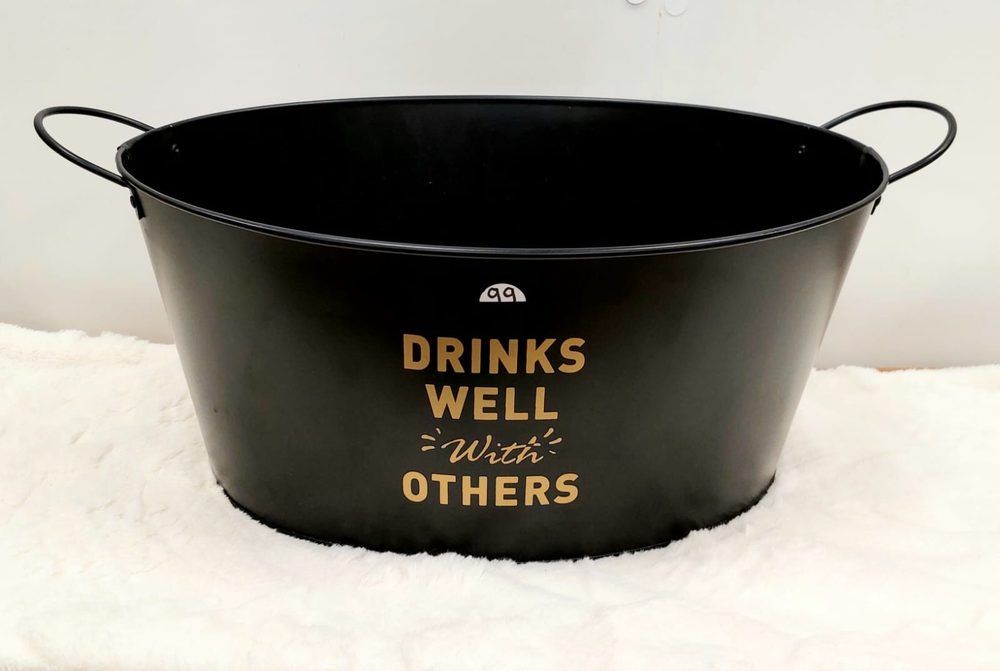 Drinks Bucket (Black Oval)
