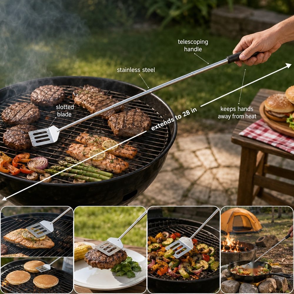 Expandable BBQ Spatula