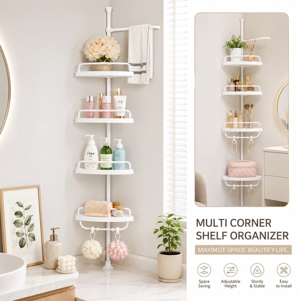 Expandable Multi Corner Shelf