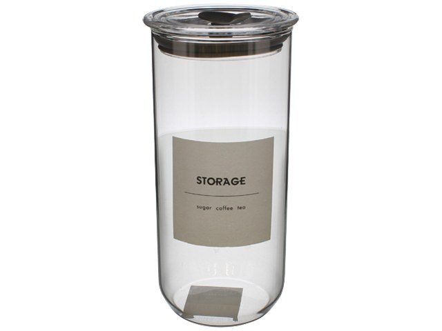 Glass Jar Tea Coffee Sugar (1150ml)