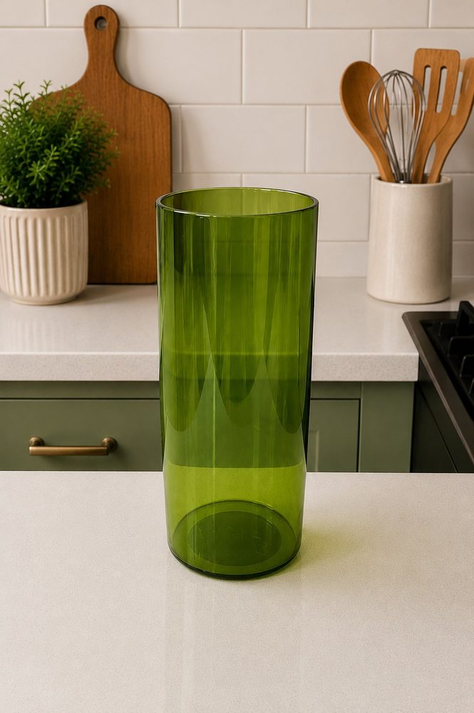 Glass Tumbler (Green 500ml)