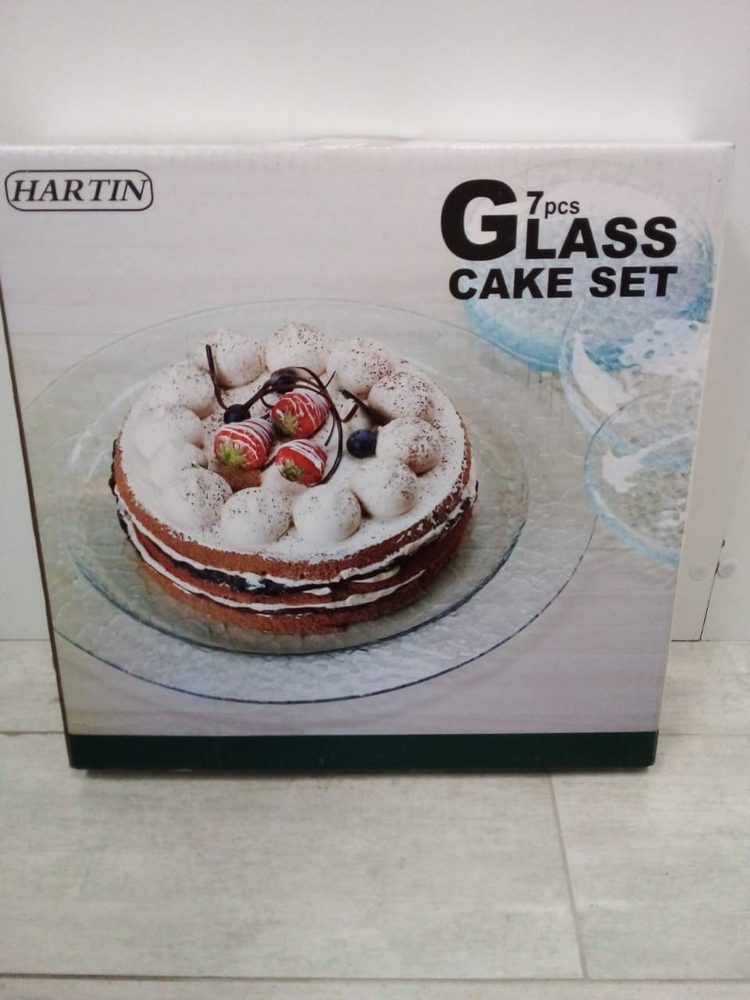 Glassware Set (Hartin 7pc Cake Glass Set)