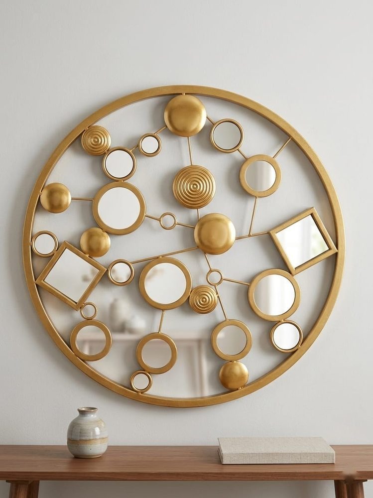 Gold Decor (geometric wall sculpture)