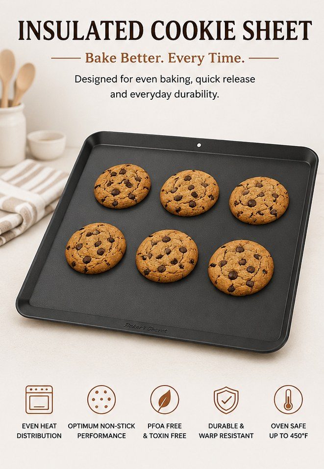 Bakers Secret Insulated Cookie Sheet (40.5*35.5cm)