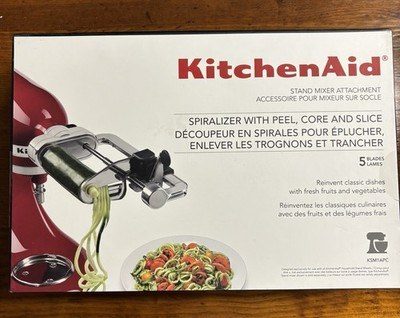 Kitchen Aid Stand Mixer Attatchment (Spirilizer with Peel, Core and Slice)
