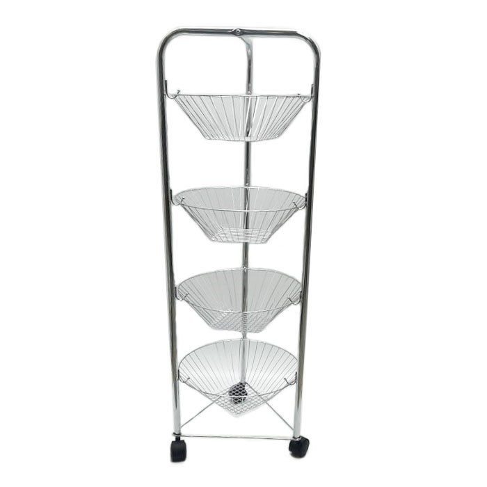 Kitchen Cart (4 Tiered Chrome)