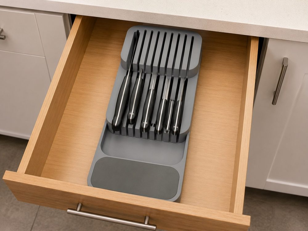 Kitchen Drawer Knives Organizer