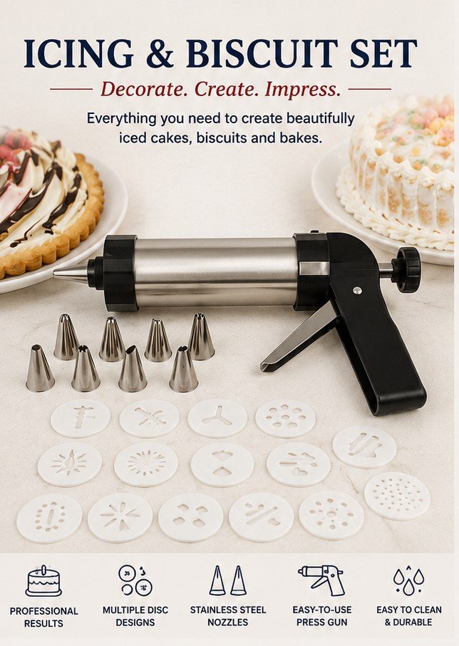 Kitchen Helper Icing & Cookie Set