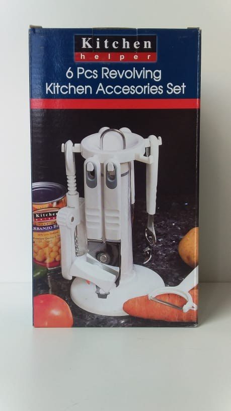 Kitchen Tool Set (6pc Revolving Accesory Set)