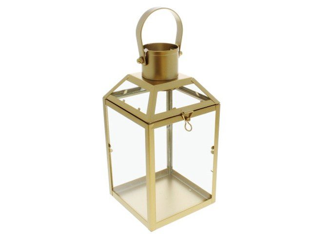 Metal Lantern (Gold)