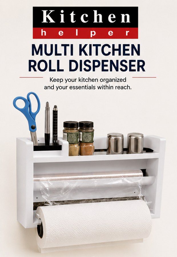 Multi Kitchen Roll Dispenser (Kitchen Helper)