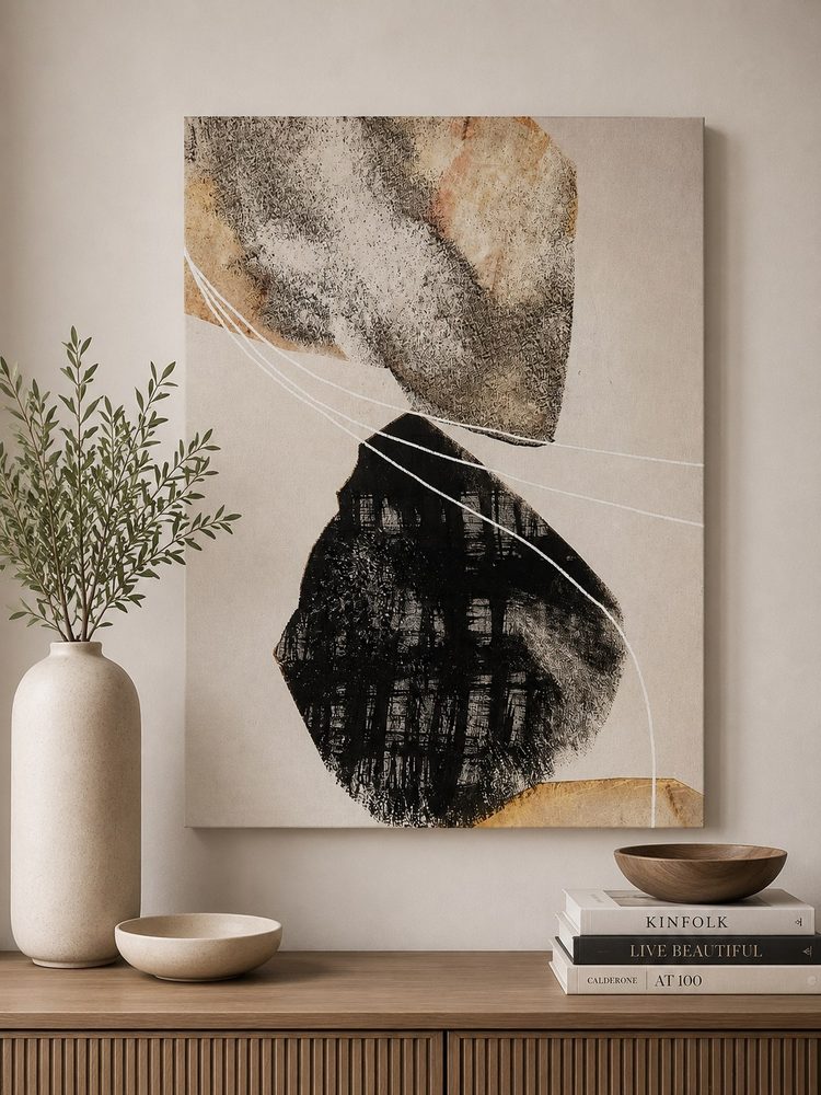 Neutral-Toned Canvas Art (20″*28″)