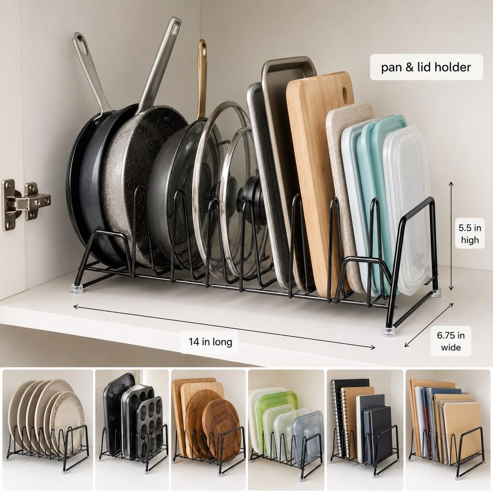 Pan & Lid Organizer