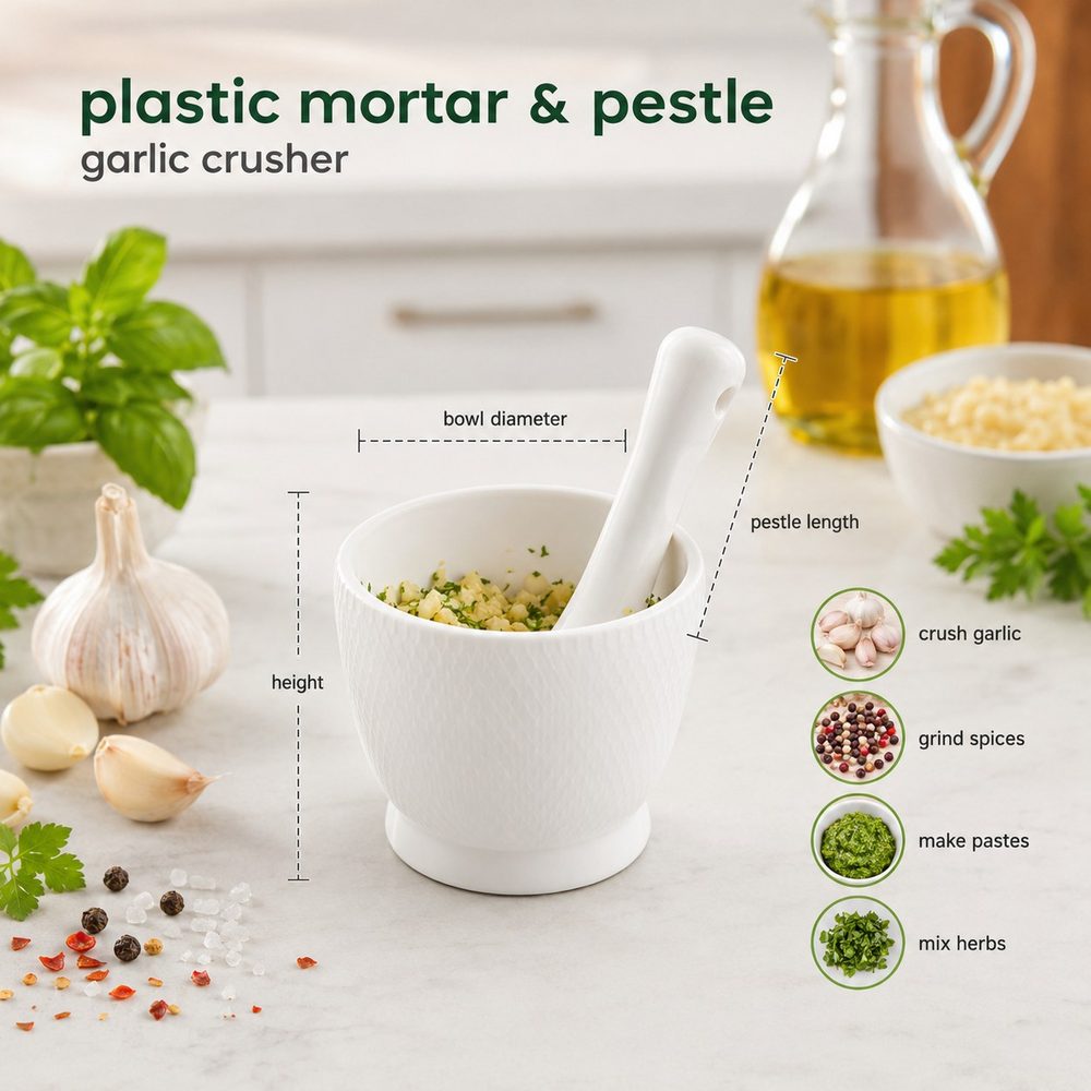 Plastic Mortar & Pestle