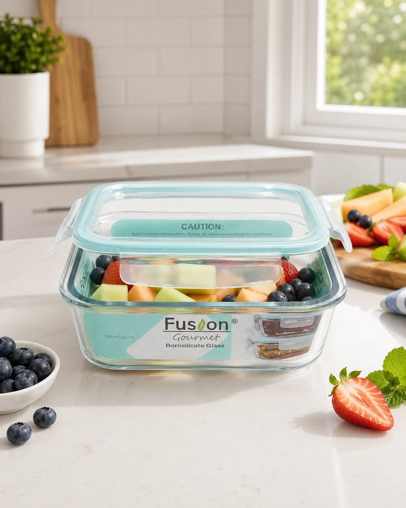 Rectangle Glass Bowl (1040ml)